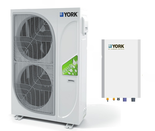 约克YVAG-D(R410A)系列 超低温空气源热泵(冷水)变频机组