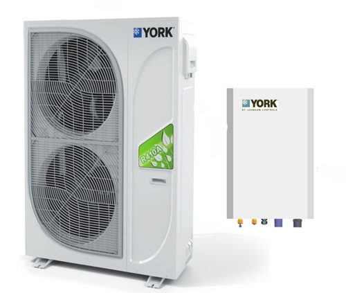 鞍山约克YVAG-D(R410A)系列 超低温空气源热泵(冷水)变频机组